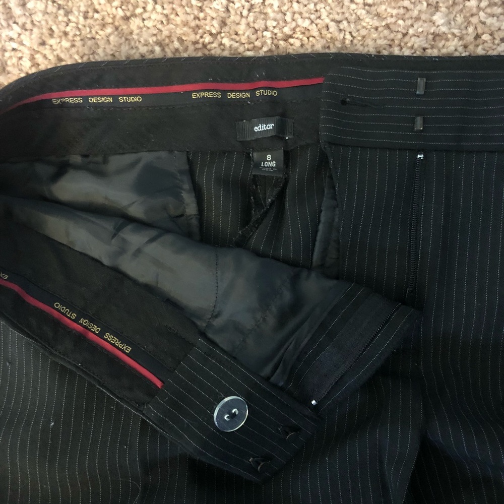 Express Editor Pants! Size 8 Long! - image 1